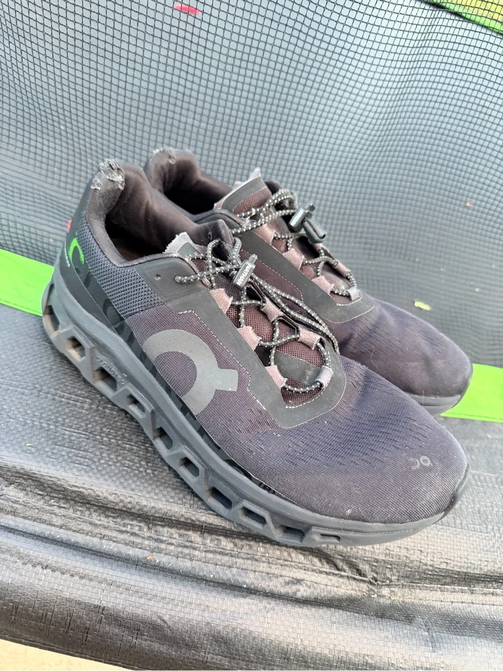 On Running Men's Black Cloudtec Hex-Sole Running Sneakers